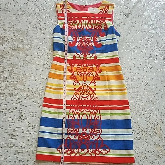 Anthropologie Tabitha Banded Totem Shift Dress - Picture 6 of 8
